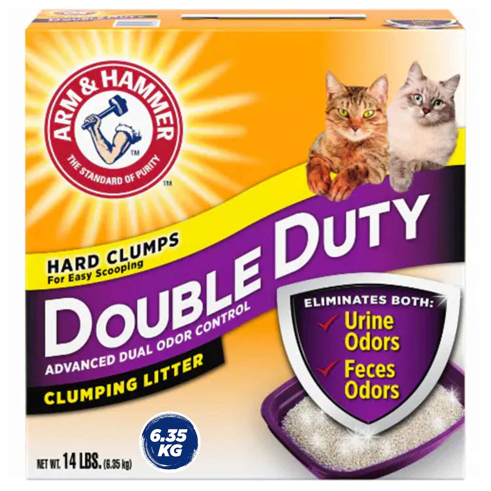 Arm & Hammer Double Duty™ Clumping Litter - 6.35KG