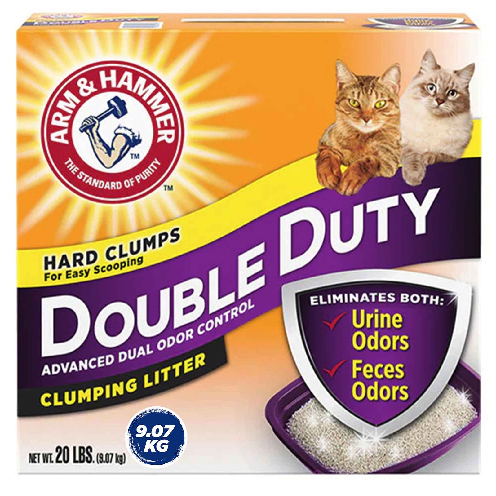 Arm & Hammer Double Duty™ Clumping Litter - 9.07 kg