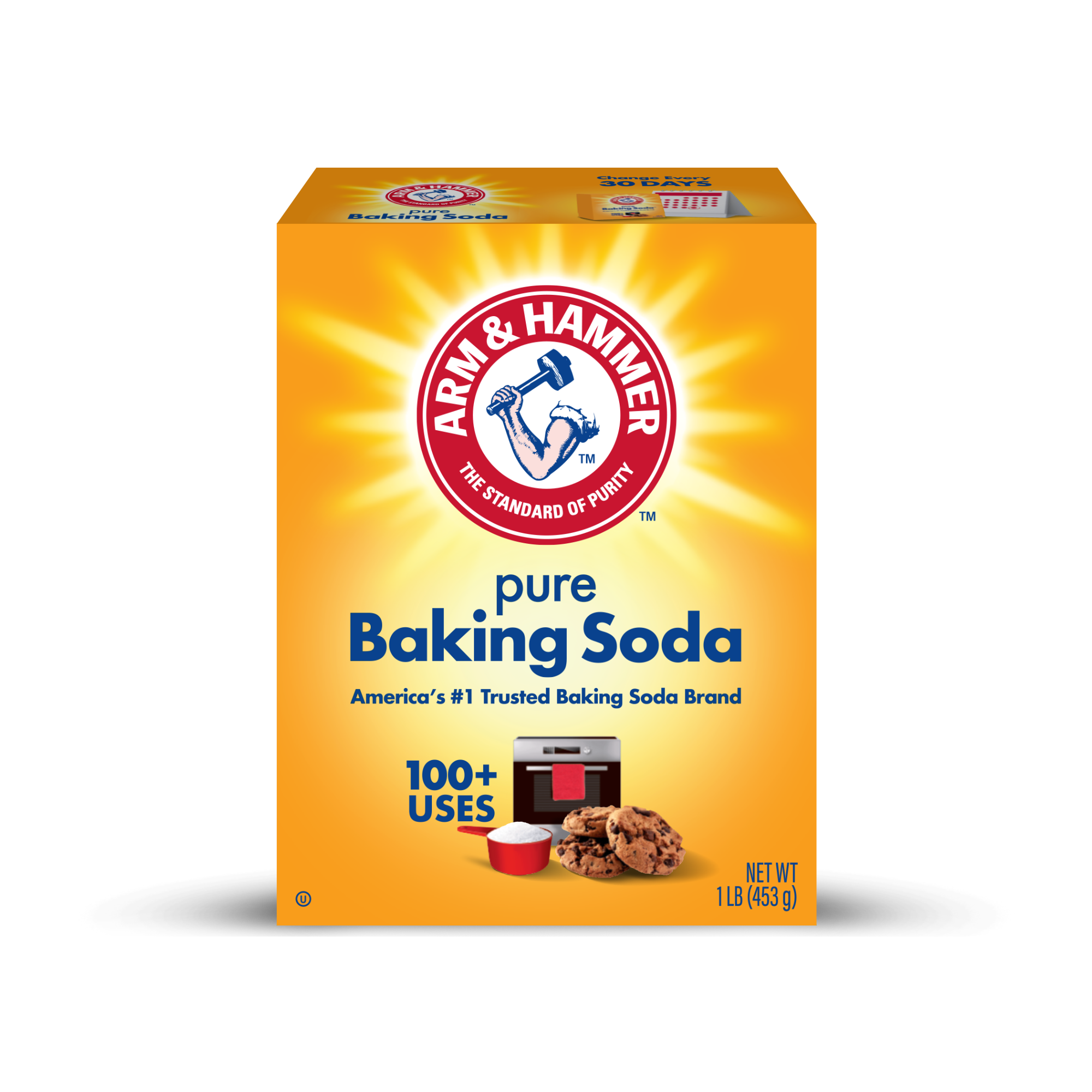 Pure Baking Soda Box 454G