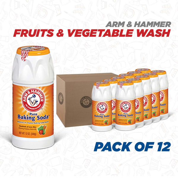 Baking Soda Fruits & Vegetable Wash 340g (Pack of 12